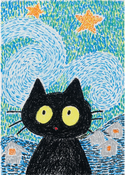 no-ceu-estrelado-um-gato