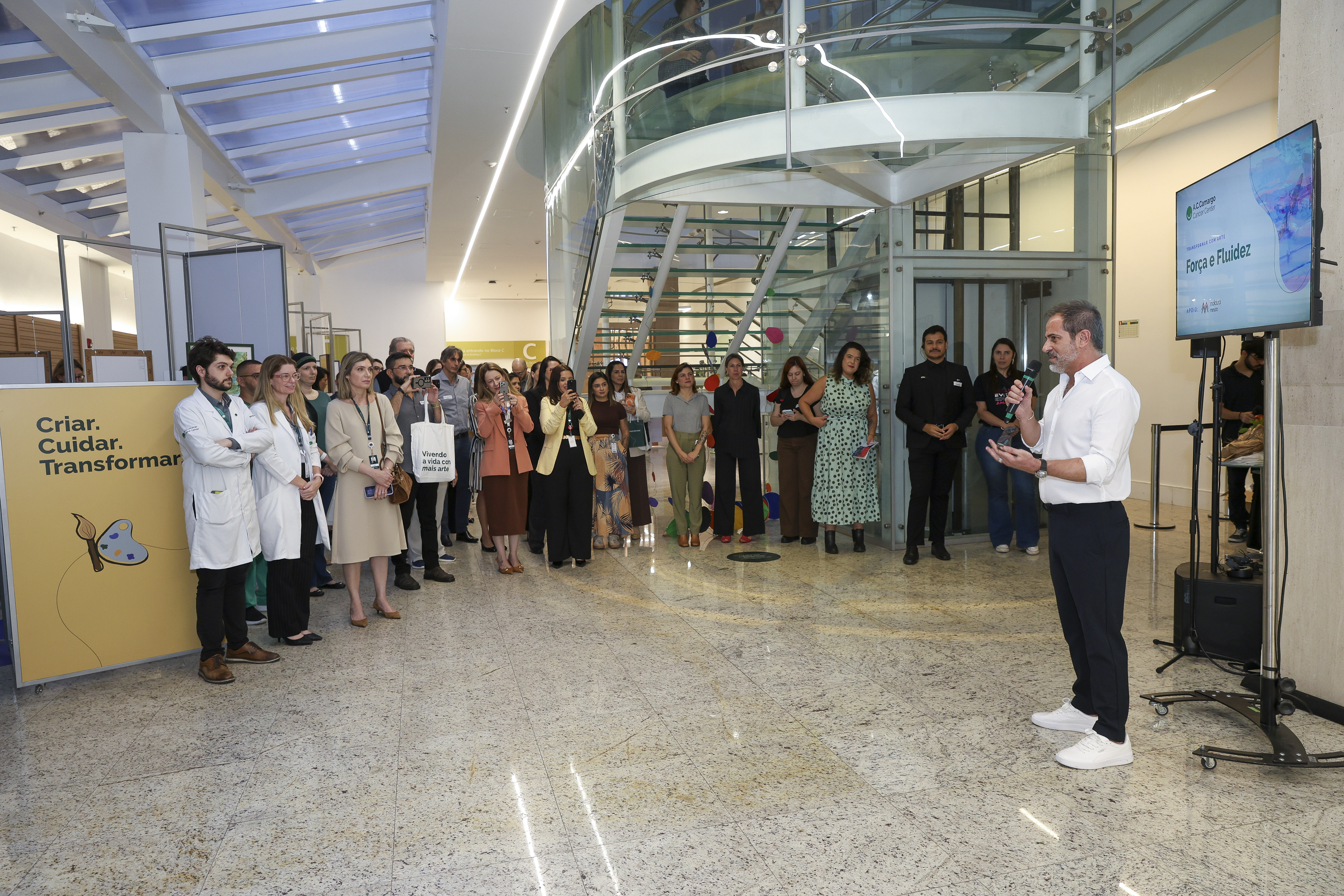 palestra criar, cuidar e transformar