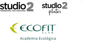 logomarca das academias que apoiam: Ecofit e Studio 2