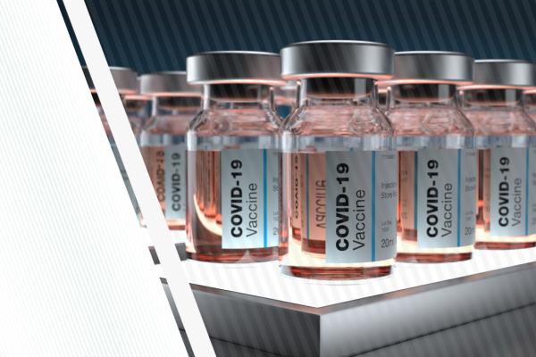 Ampolas de vacina para Covid-19