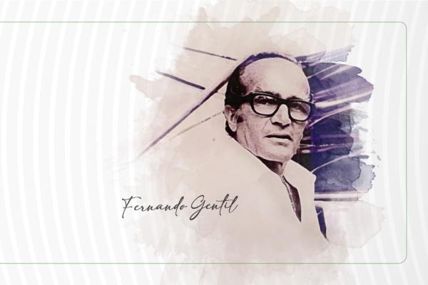 Doutor Fernando Gentil, branco, calvo e de óculos 