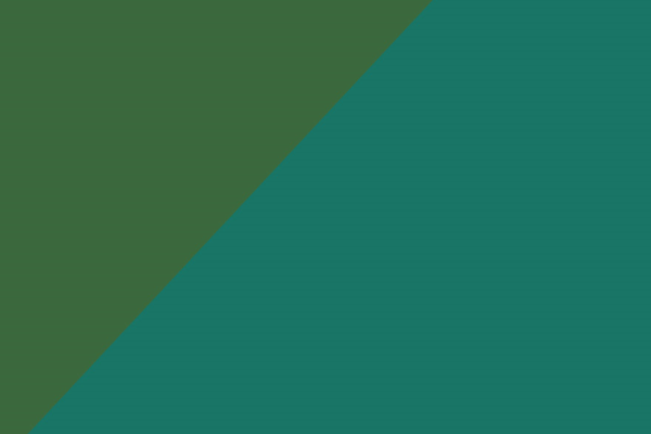 Arte gráfica em verde escuro e azul esverdeado.