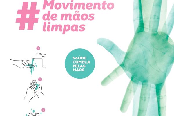 Arte ilustrativa com duas mãos uma sob a outra