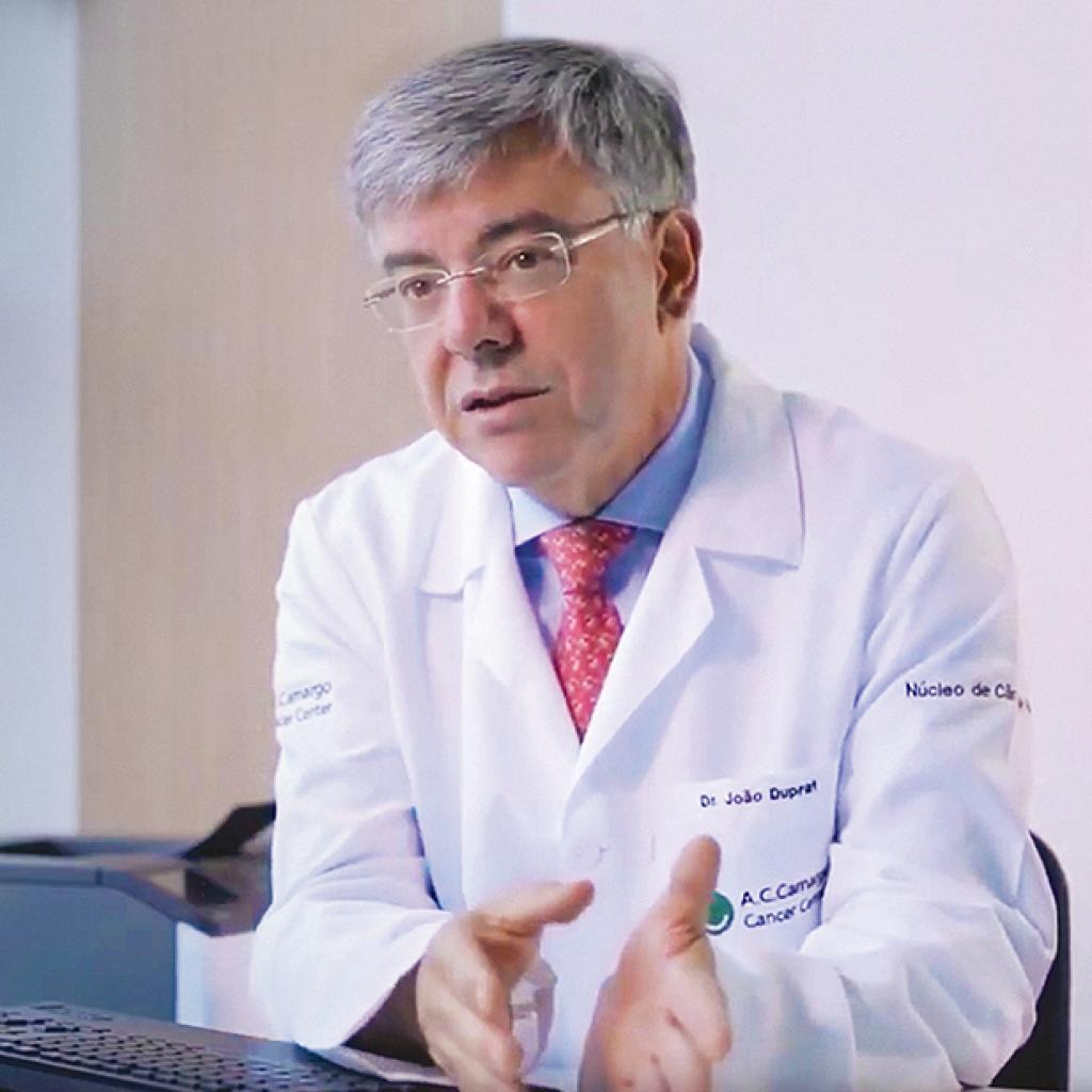 Dr. João Duprat,  líder do Centro de Referência em Tumores Cutâneos do A.C.Camargo 