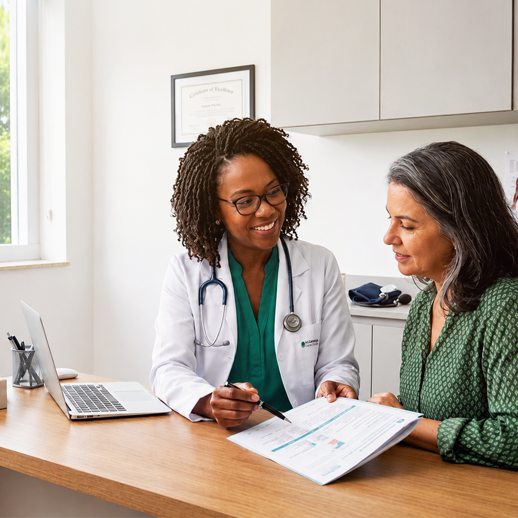 Orientação médica sobre resultados BI-RADS